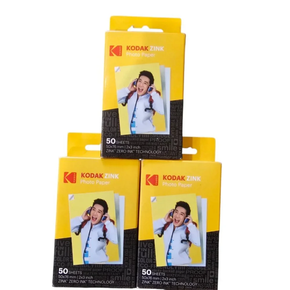 Kodak 2ʺ X 3ʺ Premium ZINK Photo Paper 50-Pack Compatible Kodak PRINTOMATIC 3X‎